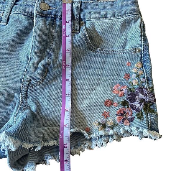 Mossimo High Rise Denim Shorts Sz 4/27 - Picture 6 of 7